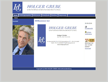 Tablet Screenshot of holgergrebe.de